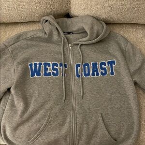 Charlotte Russe Heather Gray jacket/hoodie size Women’s M